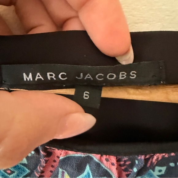 Marc Jacobs Colorful Patterned Silk Dress - Picture 6 of 10